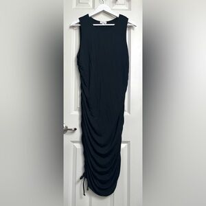 AVLN Studio Sleeveless Ruched Midi Dress NWOT